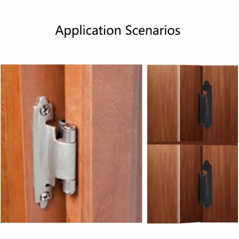 3/8 Inch Self-Closing Cold Rolled Steel Hinges for Cabinet Bathroom Balconies Overlay Furniture Cabinet Hinges