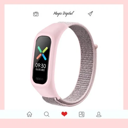 Sport Nylon Loop Band Strap Silicone case For OPPO Band 1 eva Waterproof sport band fashion wristband