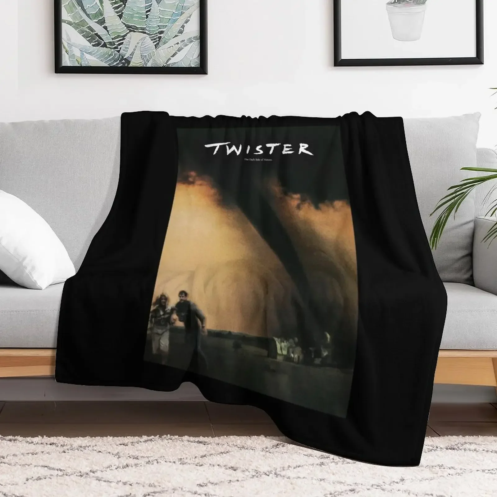 

Mans Twister 1996 Movie Fashion Leisure Round Neck Throw Blanket Thermals For Travel Furrys Blankets