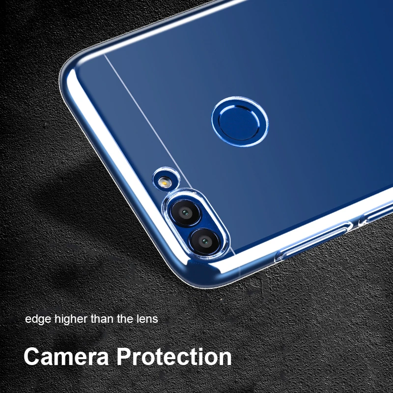 Huawei P Smart/Genieten 7 S Case Premium Tpu Slim Fit Transparant Siliconen Clear Soft Back Cover Voor Huawei P Smart 5.65 Inch Gevallen