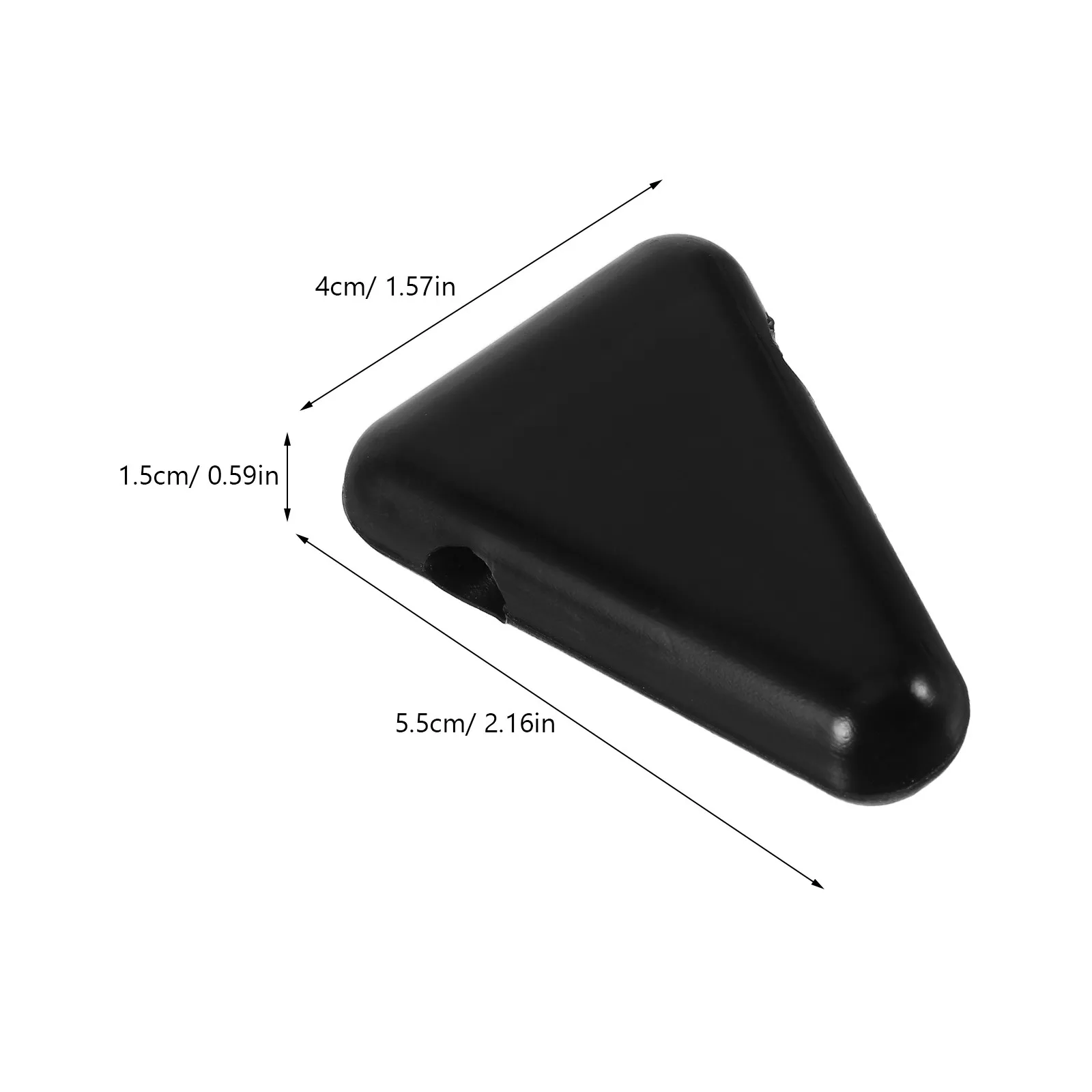 2Pcs Universal Silicone Tuning Fork Holder Triangle Base Stable Mount Instrument Protection Secure Tuning Fork Base Block