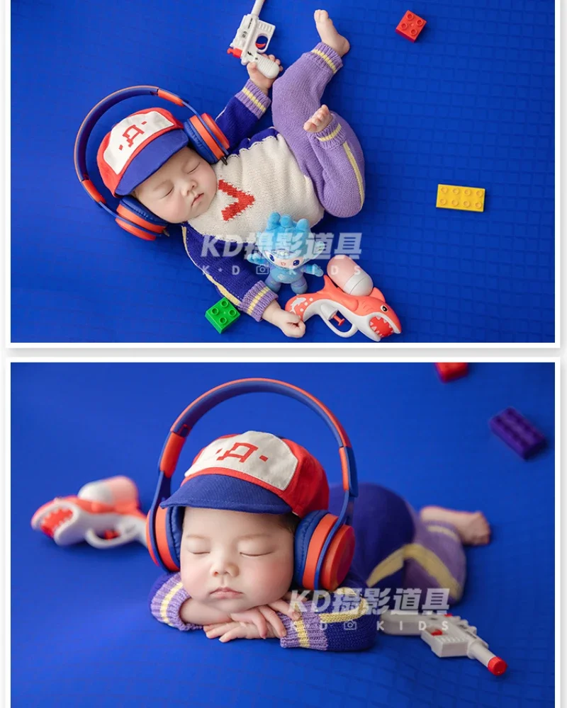 Photography props full moon babies photos clothes video games children newborn studios art photography, clothing  disfraz bebes