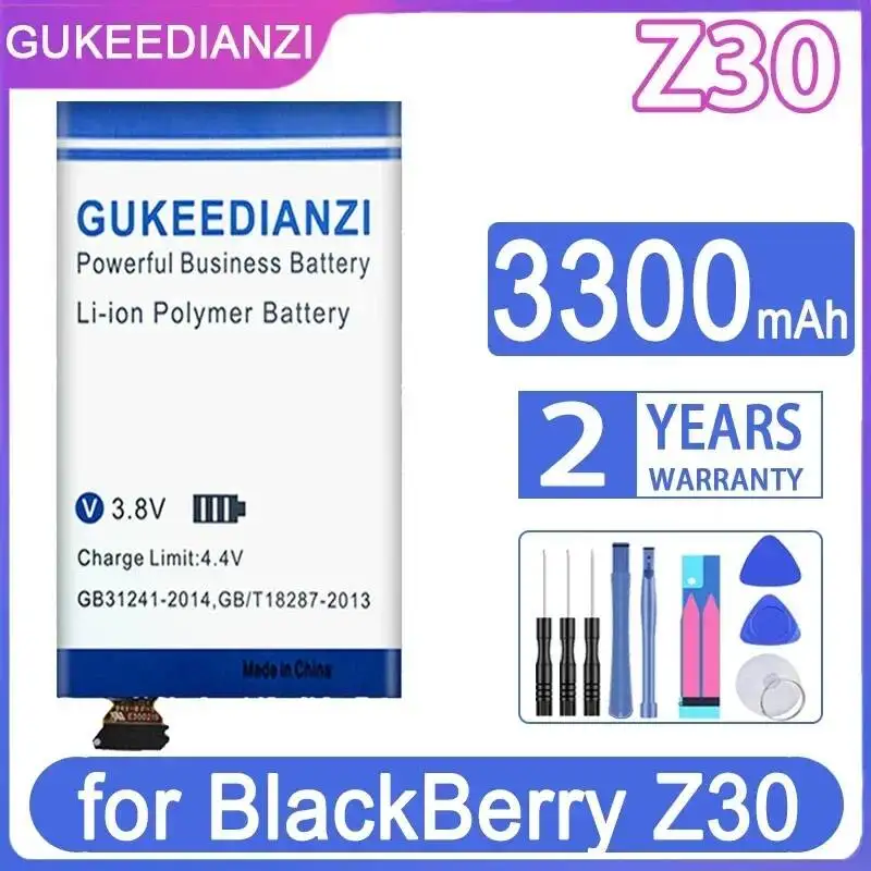 Batería de repuesto premium de 3300mAh para teléfono móvil Blackberry Z30