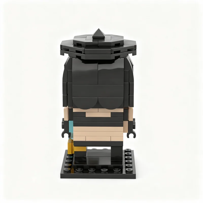 145pcs MOC Josuiji Shinri Mask BrickHeadz Model Building Blocks Architecture Christmas Gift Toy Creative Collection Birthday