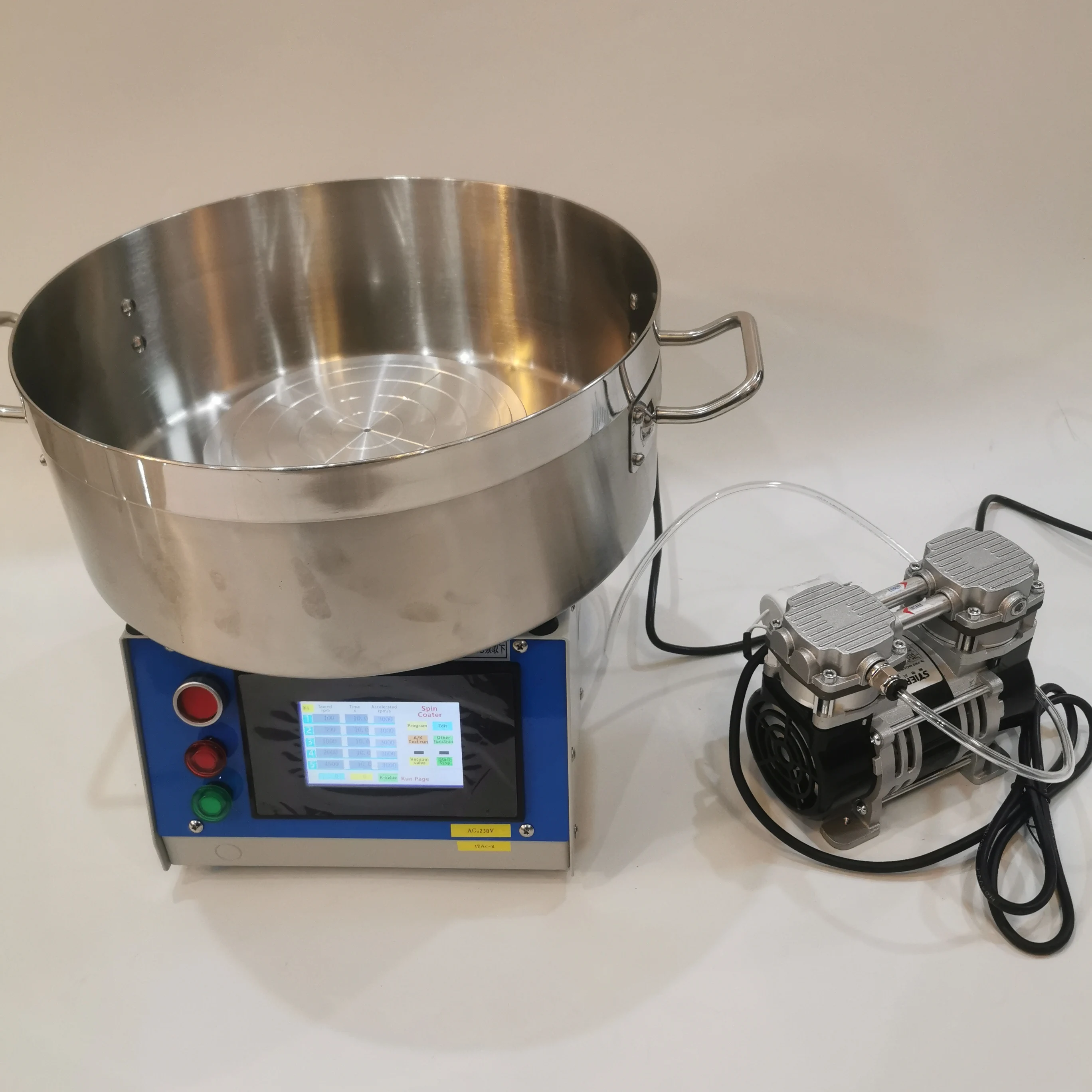 

8 Inch (200mm) Spin Coater | Spin Coating Machine / Spin Processor with 2 Vacuum Chucks 110V / 220V