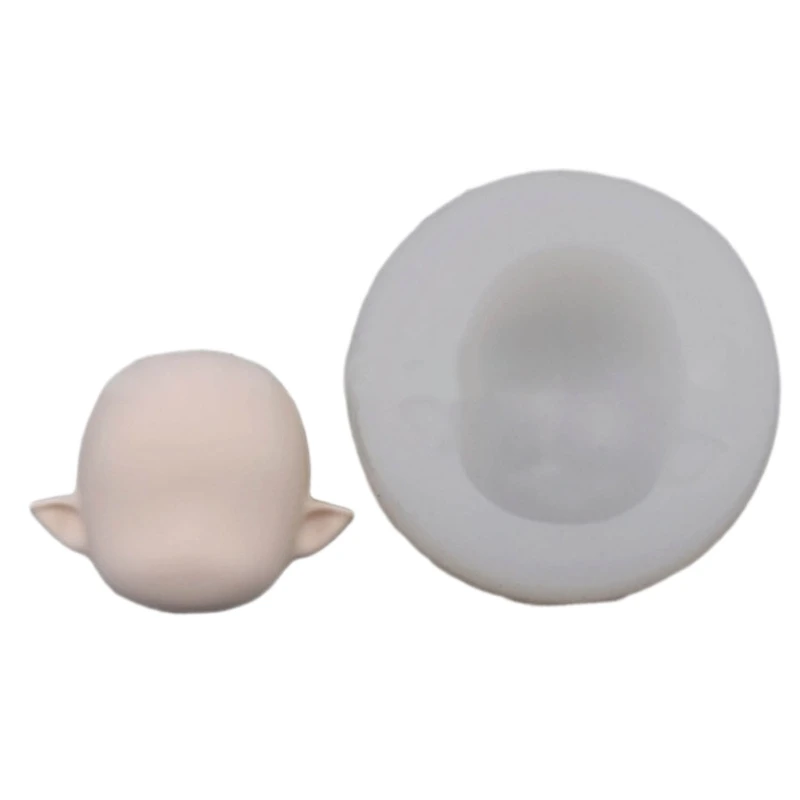 Mould Human Head Mould Making Mould DIY Clay Mould 3D Face Resin Mould Cake Baking Tool