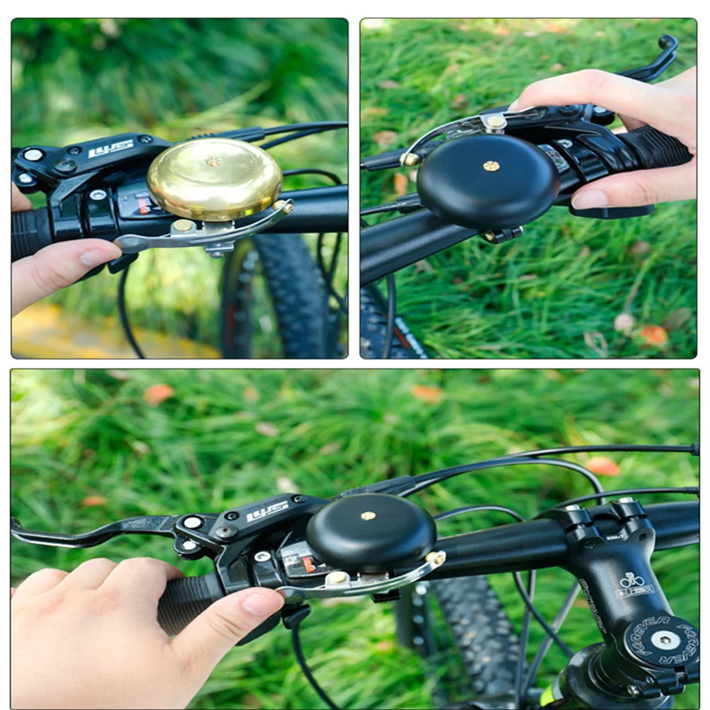 

Retro Copper Bell Bike Loud Clear Sound For Mountain Road Bicycle Scooter Tricycle Motorcycle Mini Bell Accessories