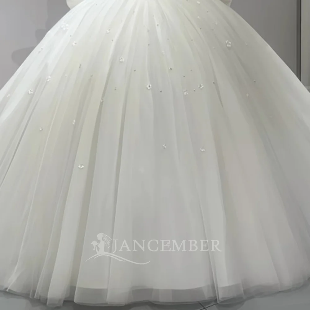 Vestidos de noiva femininos sem alças de organza para noiva vestido de baile aberto nas costas personalizado vestido de baile formal فساتklankol