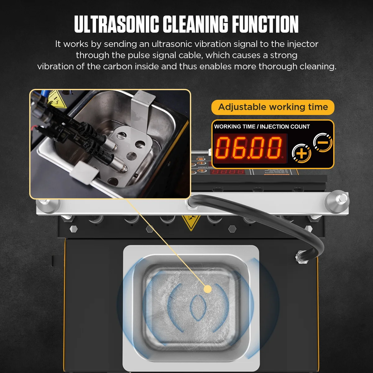AUTOOL CT400 GDI EFI FEI Piezoelektrischer  Kraftstoffeinspritzdsen-Reiniger und Tester, Maschine,  6-Zylinder-Kraftstoffeinspritzdsen-Reiniger-Tester fr Autos - AliExpress  34