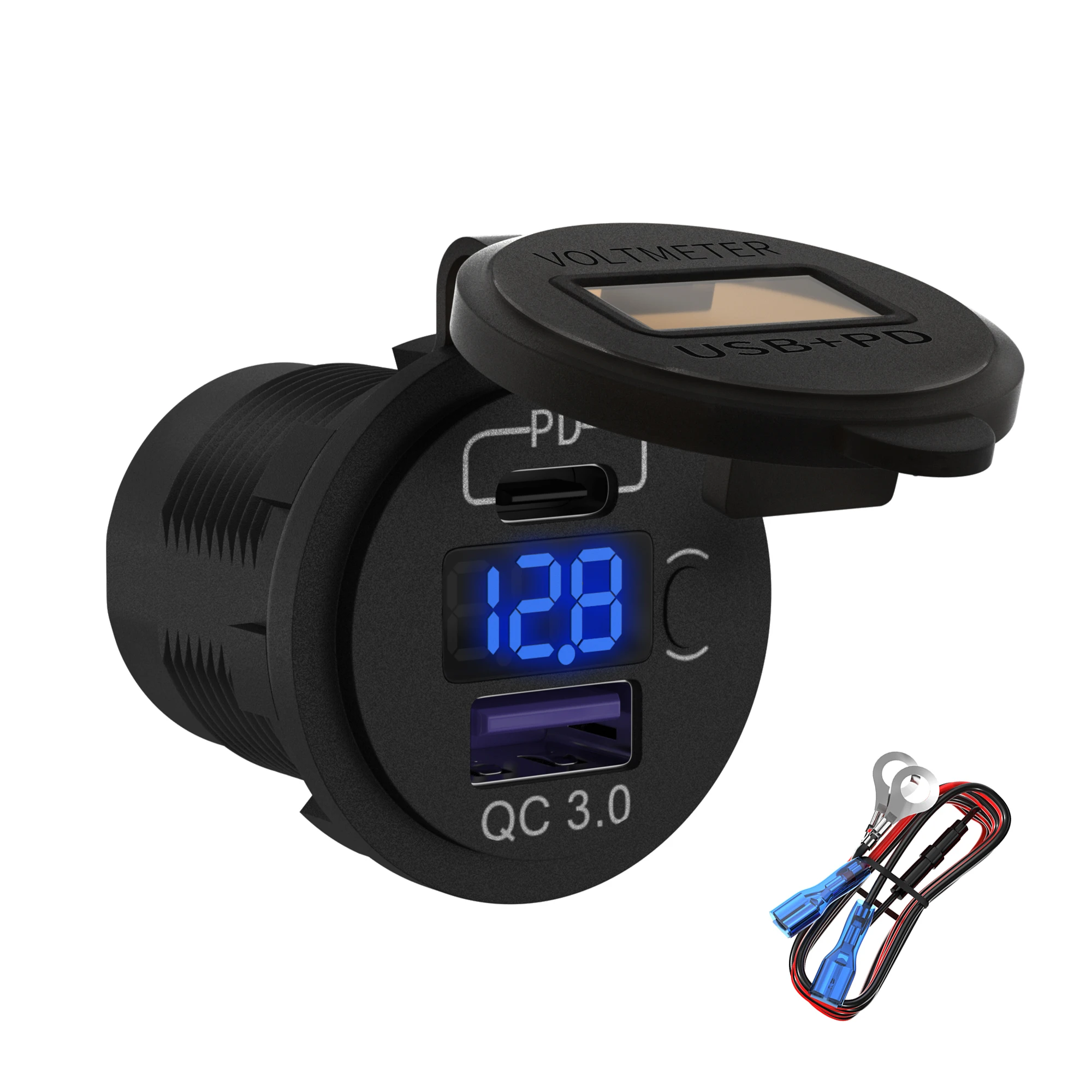 12V Usb C Car Charg… - image