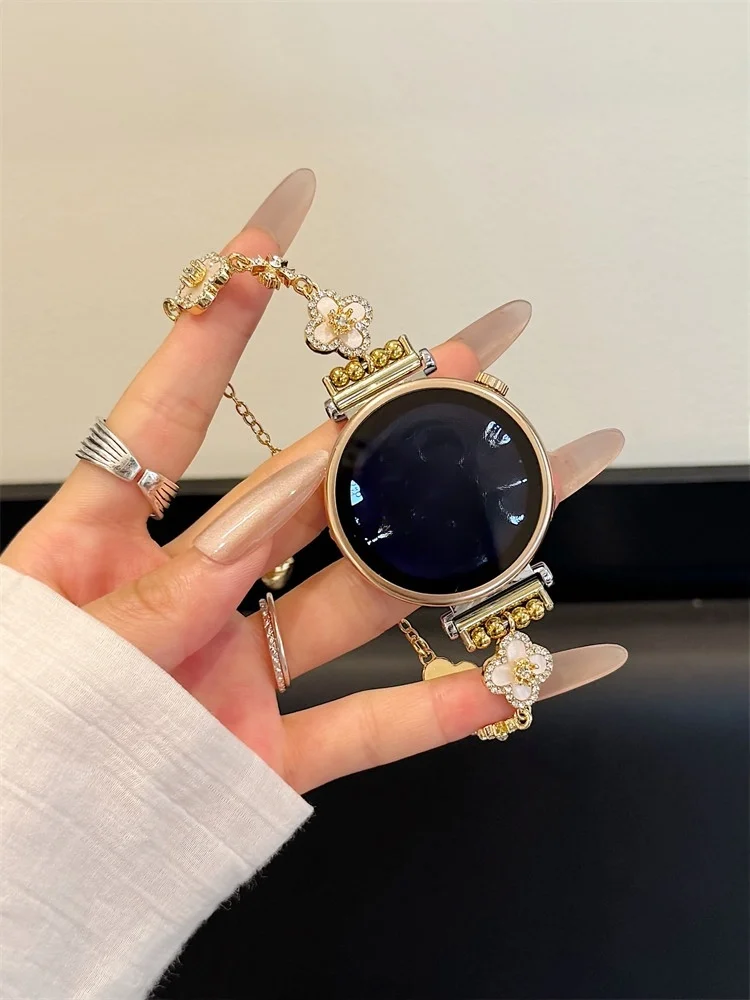 

22mm/20mm/18mm Clover Bracelet Fashion Strap for Huawei GT5/GT5 Pro/GT4/GT2/3/4