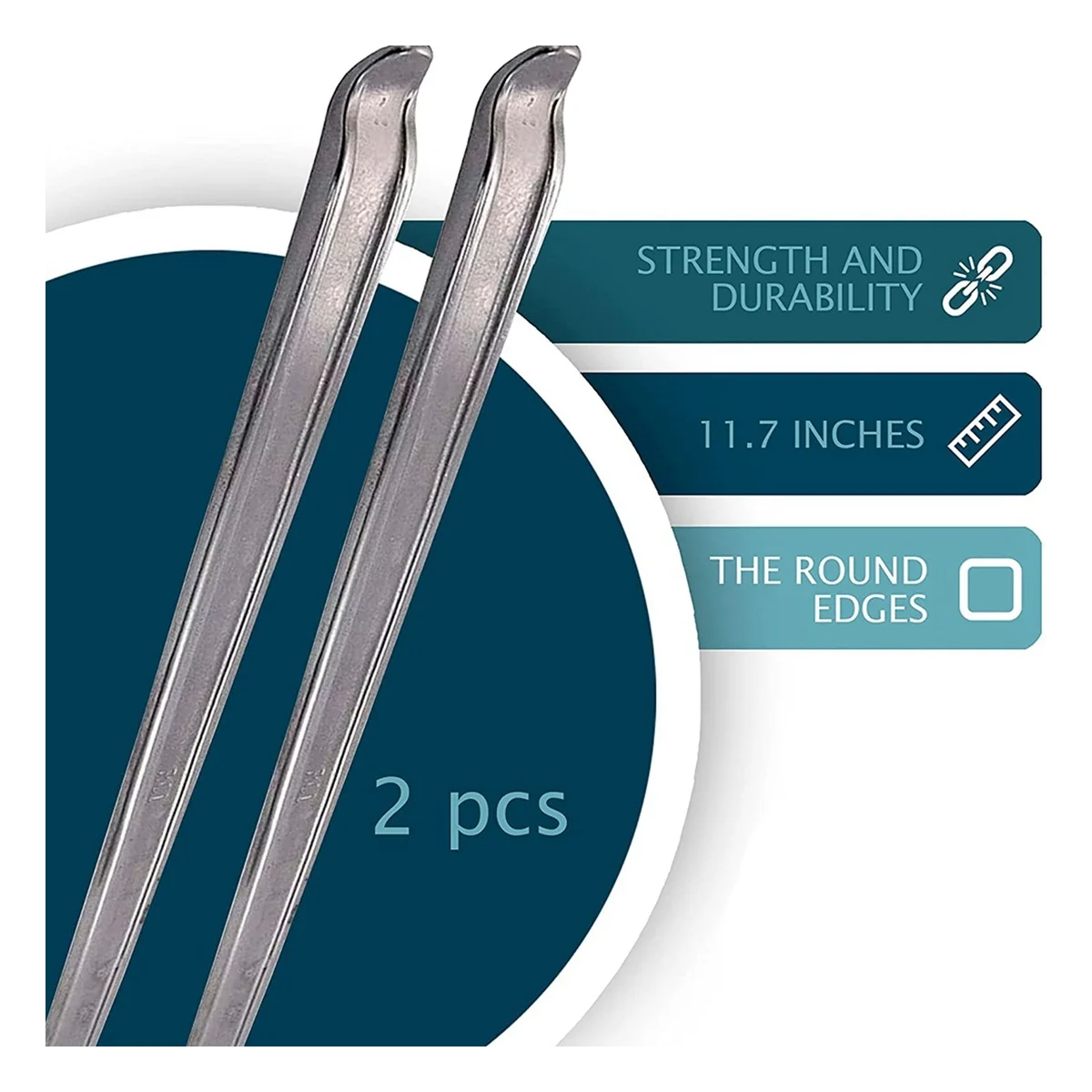 Cucchiai per pneumatici che cambiano Set di barre per leve per pneumatici Kit di attrezzi per la riparazione di pneumatici sollevatore per cerchioni smontagomme per moto bici Scooter bicicletta