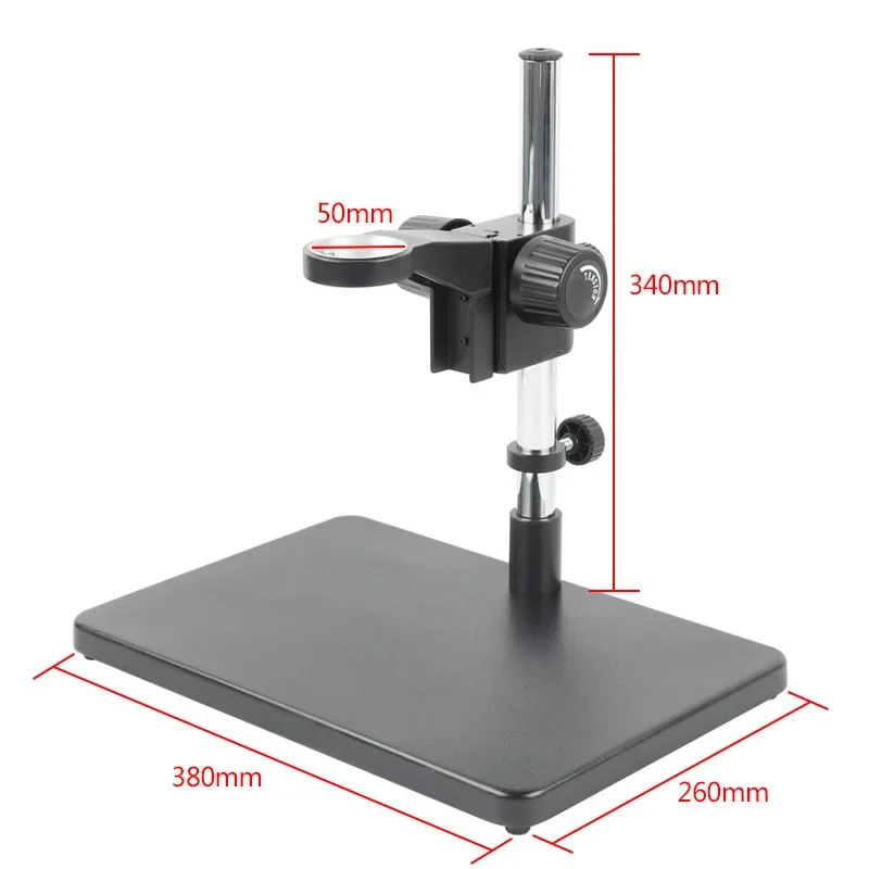 Big Size Heavy Table Stand 50mm Ring Holder For Lab Industry Microscope Camera Lens