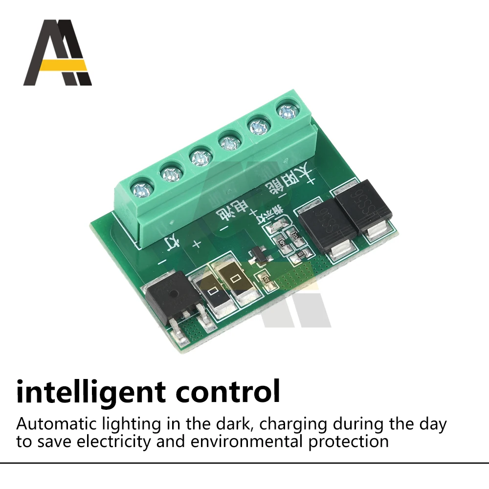 Circuito di controllo dell'illuminazione stradale solare DC 6-45V Luce a LED Scheda di azionamento completamente automatica Interruttore della luce Regolatore di carica solare