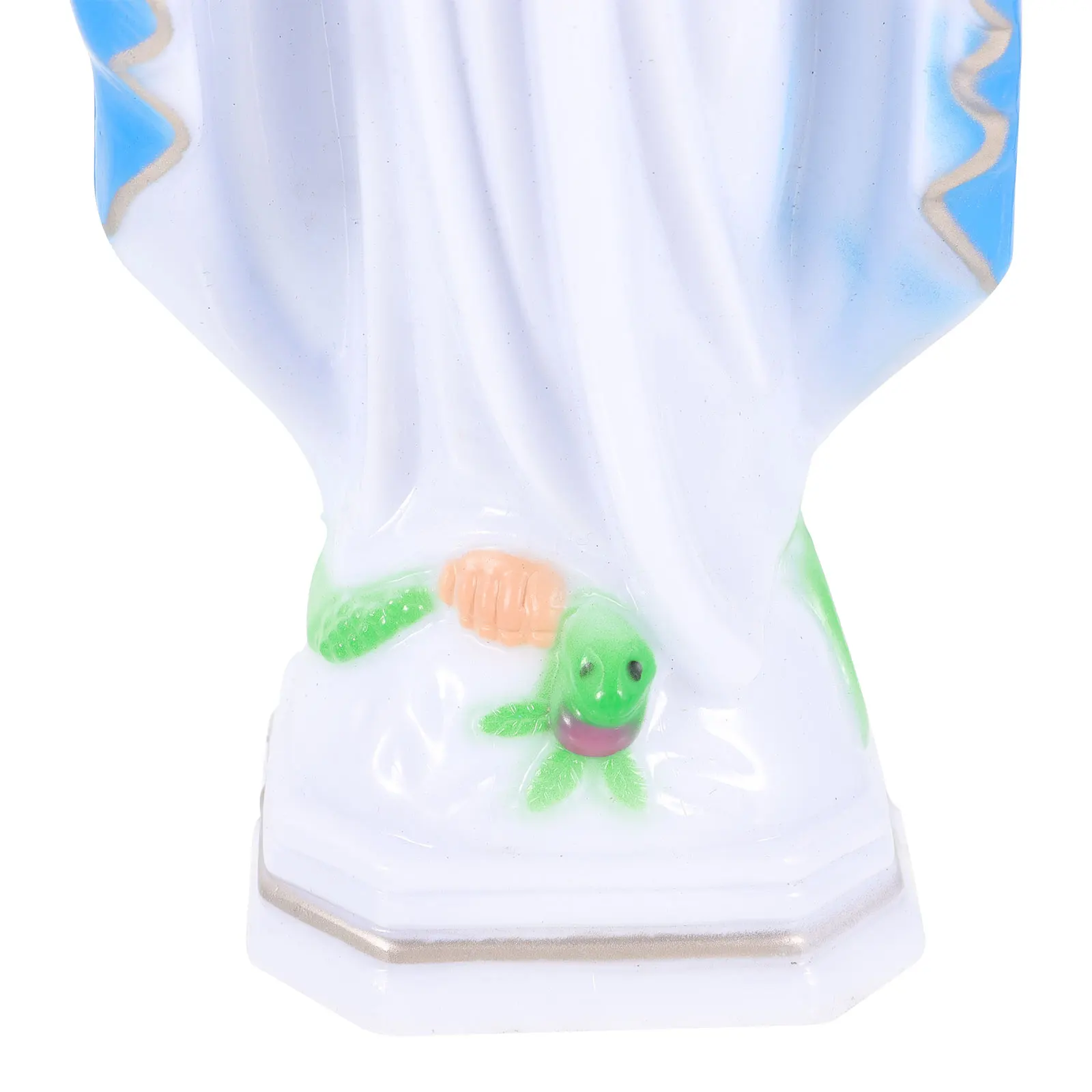 

Virgin Mary Plastic Craft Mini Miniature Mary Religious Decor For Desktop Garden Church Home Catholicism Ornament