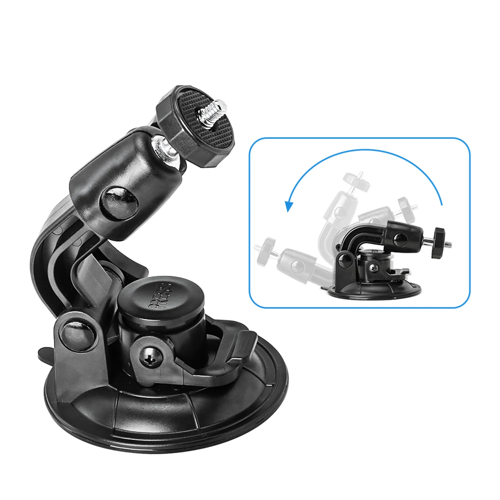 9cm Suction Camera Holder Stand Bracket For Gopro Hero 12 11 10 9 8 7 Action Camera Accessories Car Mount Windshield Suction Cup