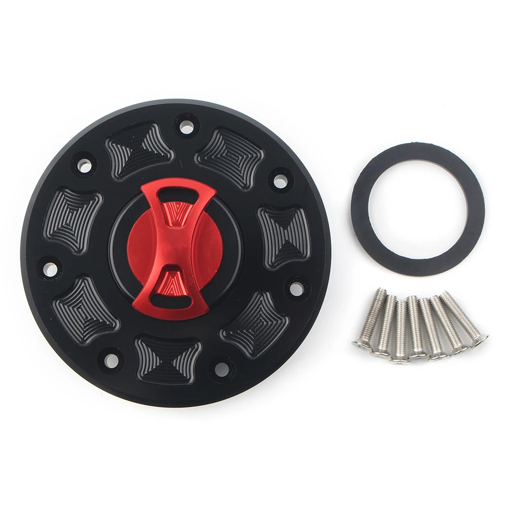 CNC Aluminum Motorcycle Fuel Gas Tank Cap Cover For Kawasaki ZX-6R ZX636 ZX9R ZX6R ZX-7 ZRX-1100 ZXR-250 GPZ500 EX250 EX500
