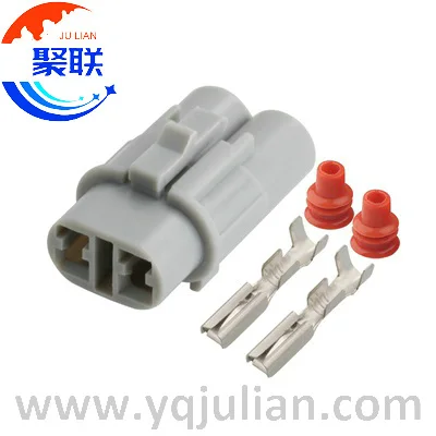 Auto 2pin plug female wiring sealed plug 6180-2321 electrical waterproof connector with terminals and seals