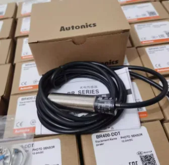 BR400-DDT M18 12-24VDC 4-Wire NC NO Autonics Diffuse Reflectance Photoelectric Switch High Quality