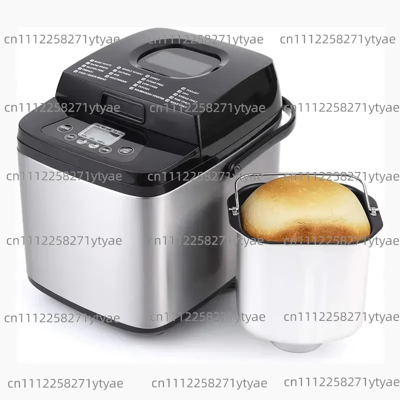 Bread Machine Factory 19-in-1 Program Fully Automatic Multifunctional 1.5lb Bread Machine Stainless Steel Bread Machine