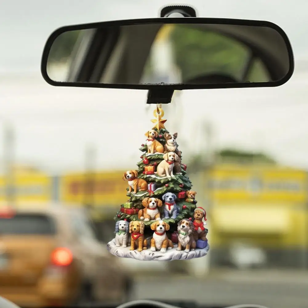 Classic Christmas Tree Decor Christmas Pendant Car Accessories Festive Christmas Pendant Hanging Ornaments for Easy for Home