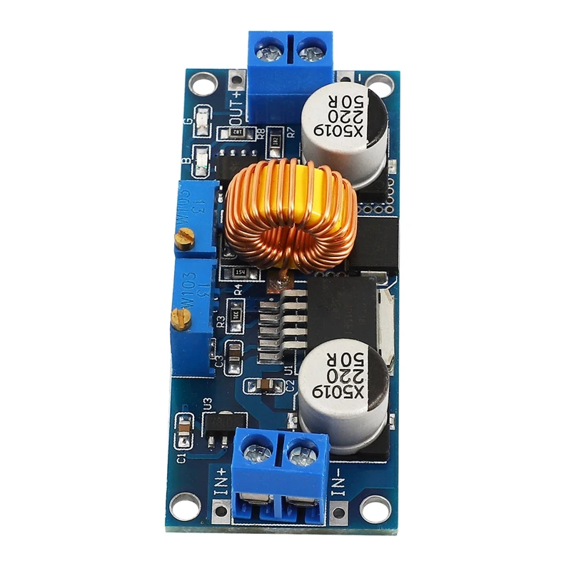 리튬 배터리 충전기 모듈 보드 5V-32V ~ 0.8V-30V 5A LED 드라이버 스텝 다운 벅 컨버터 보드 정전류 전압
