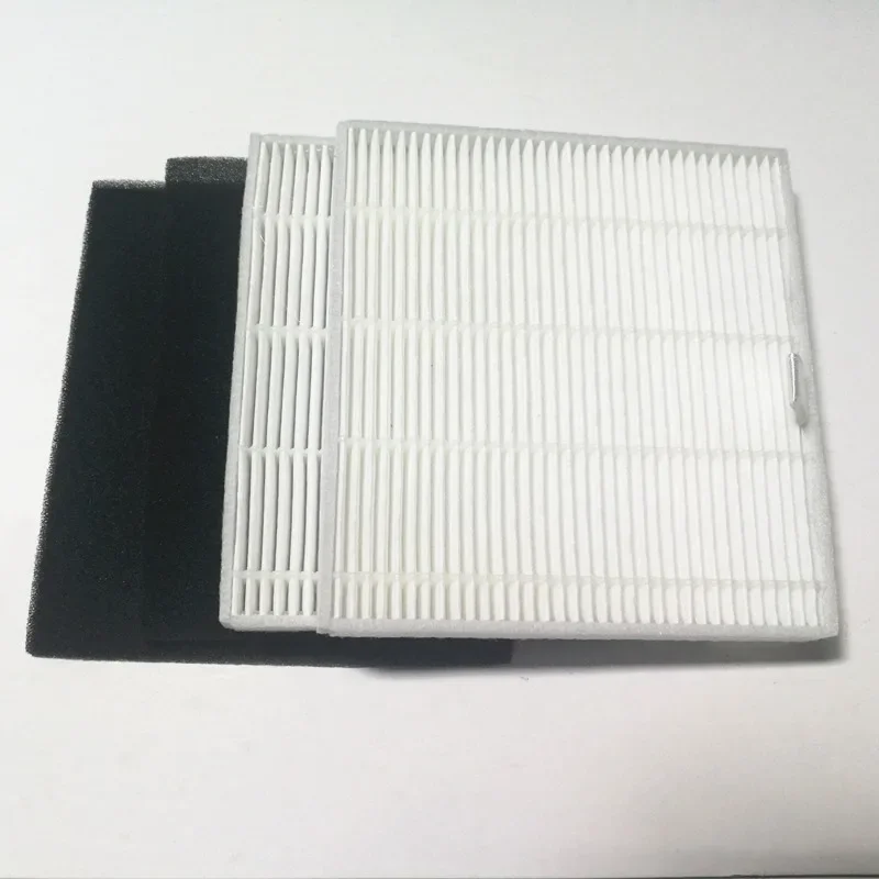Filtro hepa escova lateral, pano de limpeza para aspirador de pó robótico ilife x750 v8s v80 v8c/v85/v8e/v8 plus
