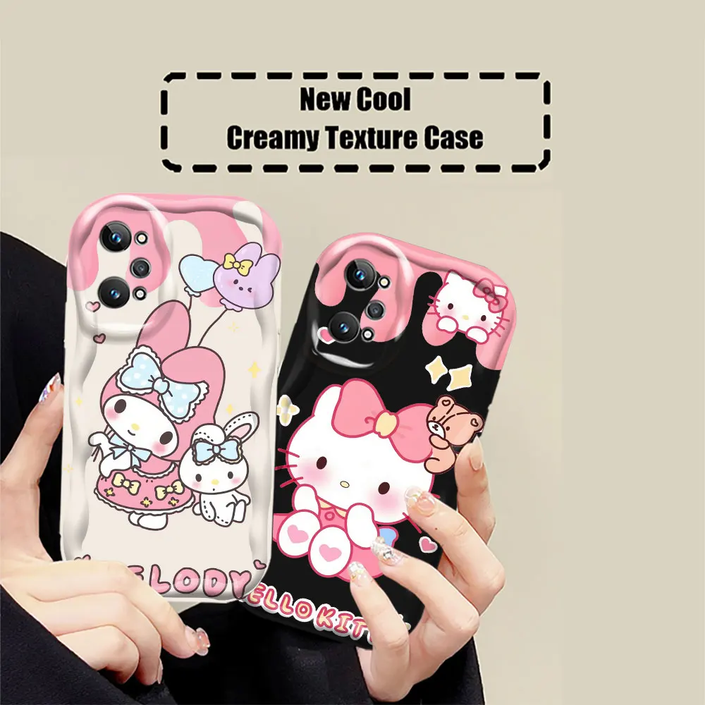 

Anime Hello Kitty Kuromi Melody Case For Realme C67 C65 C55 C35 C33 C31 C30 C21 C21Y C20 C15 C12 C11 12 11 10 8 7 PRO PLUS Cover