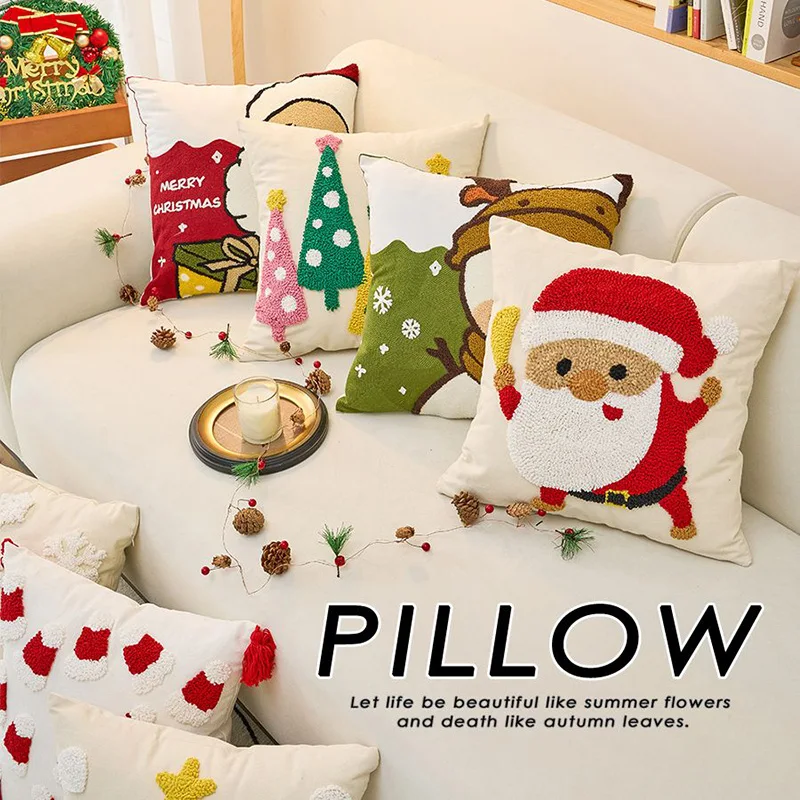 

Christmas Pillows Decorations Cushions Gifts High End Embroidery Holiday Parties Living Rooms Sofas Cushions