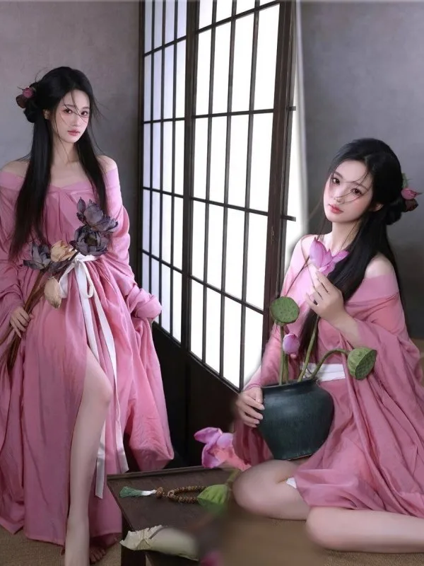 

Ретро-платье в китайском стиле холодных тонов класса люкс для студийных фотосессий, художественных съемок, модный сценический костюм для молодых женщин