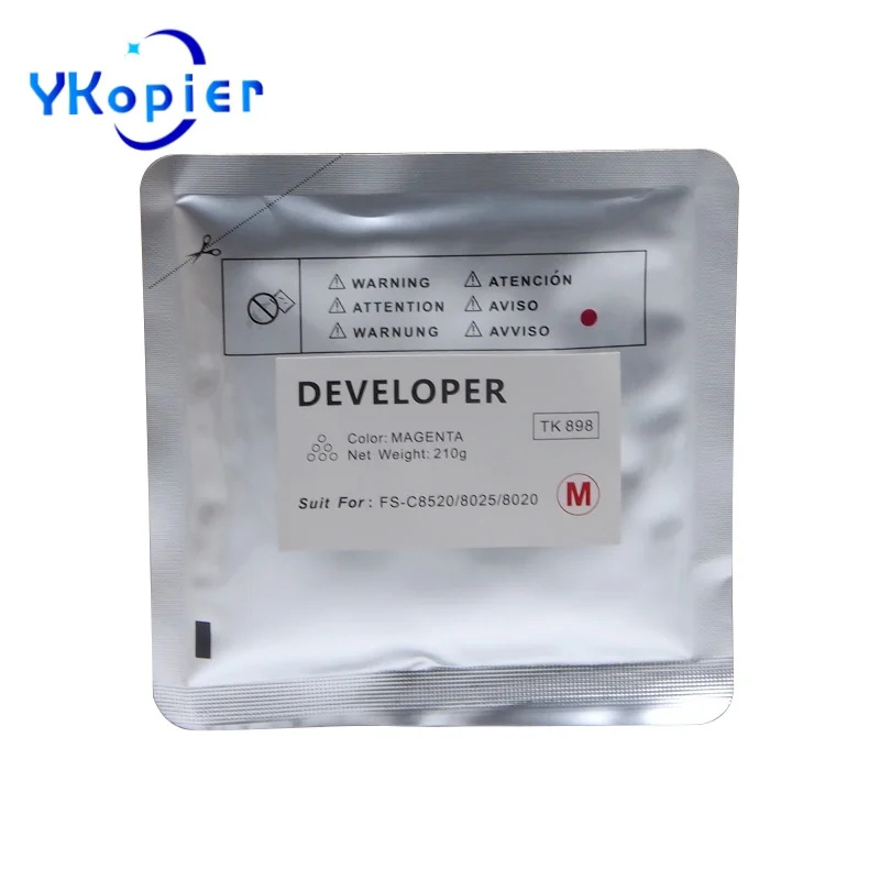 TK898 مسحوق المطور لكيوسيرا FS C8520 C8525 C8025 C8020 FSC8520 FSC8525 FSC8025 FSC8020 CMYK المطور