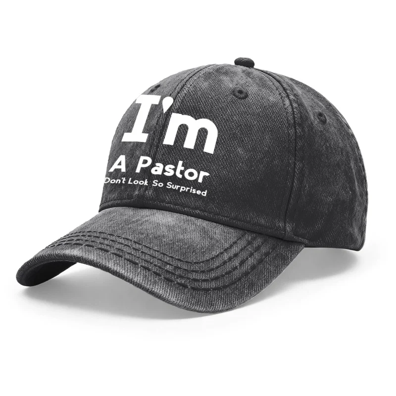 Unisex Baseball Cap, 1 Vintage Washed Unisex Baseball Cap with the Design 