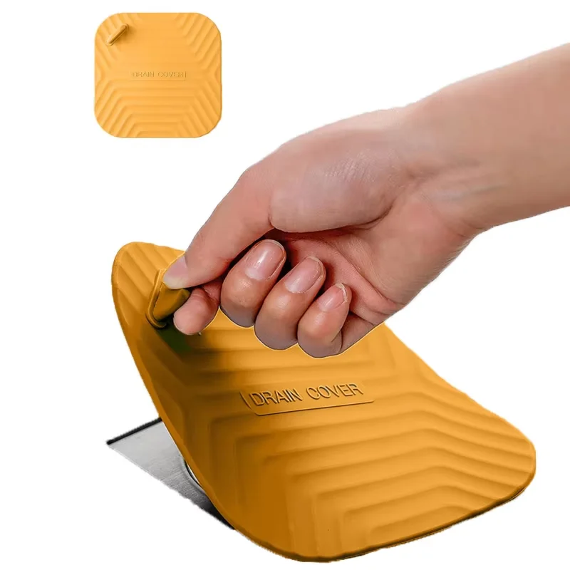 Bathroom Floor Drain Deodorizer Toilet Plug Insect-proof Cover Deodorizing Silica Gel Pad Sewer Seal and Odor Prevention