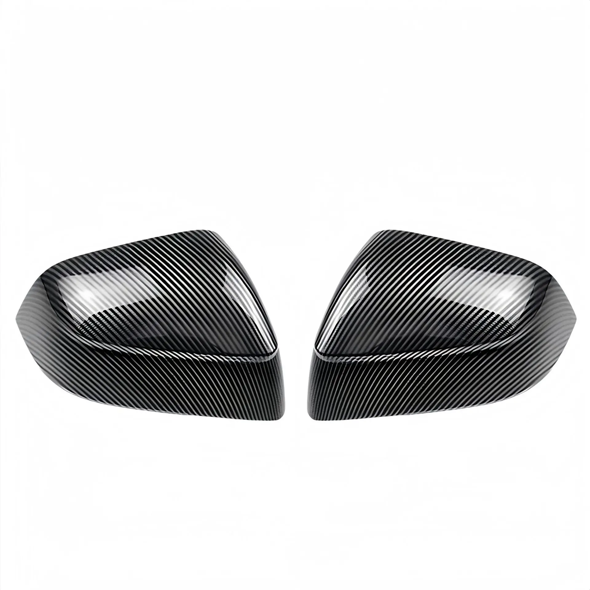 For Tesla Model Y Juniper/YL 2025-2027 Carbon Fiber Look Rearview Mirror Cover Scratch-Resistant Protective Accessory view 2