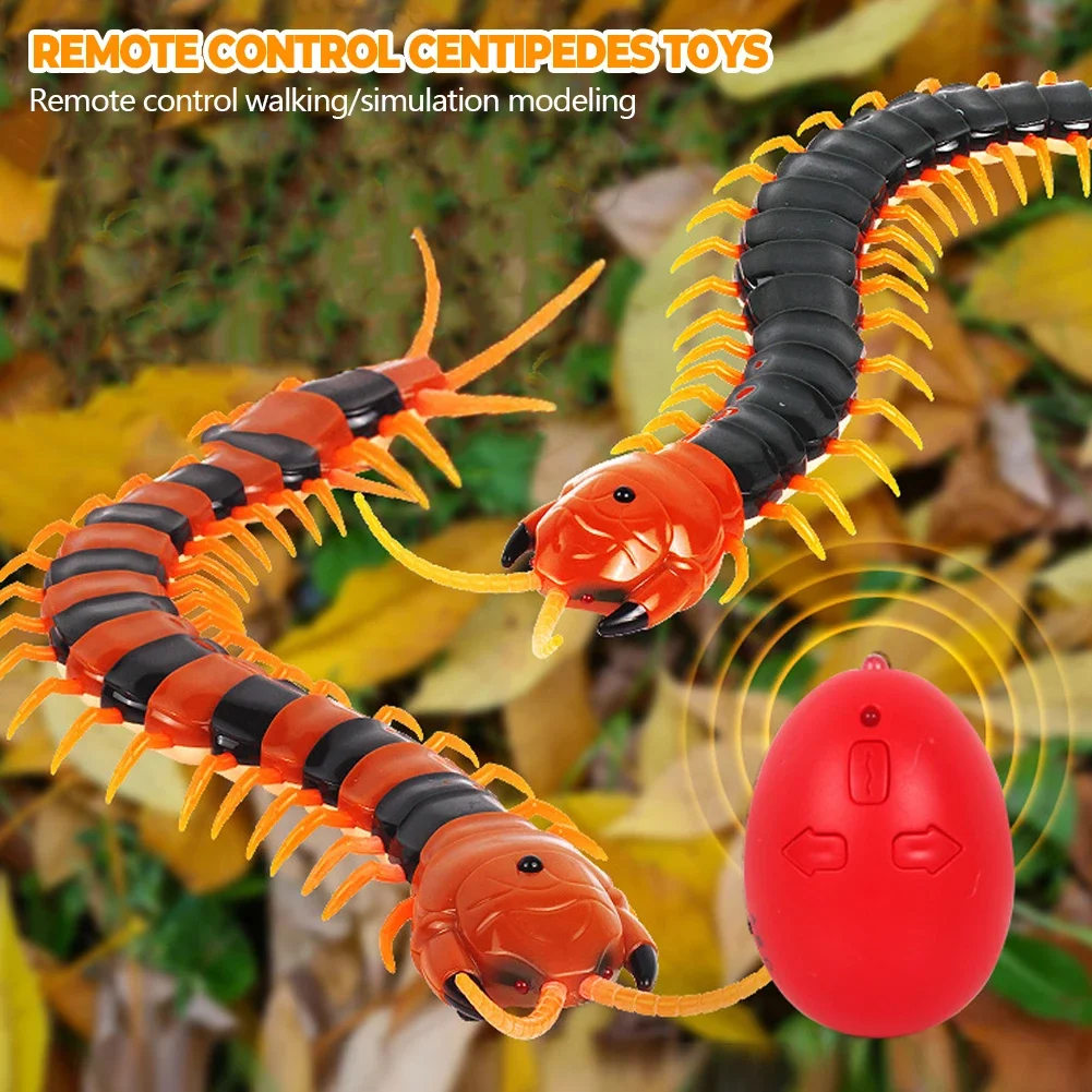 Simulation Insects Scary Snake/Cockroach/Spider/Centipede/Scorpion/Beetle Joke Tricky Toys Infrared Remote Control Toy for Kids