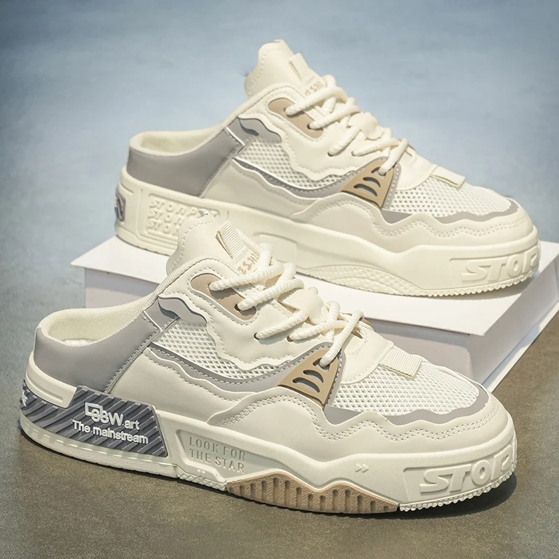 Herren-Sportsandalen und -Pantoffeln, Herrenmodell, bequem, für alle Jahreszeiten geeignet, ideal für den täglichen Gebrauch im Freien, leicht. – Detail 4