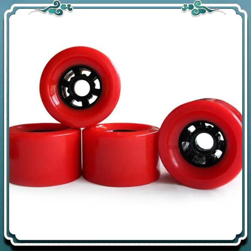 Ruota da skateboard fai da te da 83 mm di arrivo affidabile per ruote in PU SHR78A Ruote da longboard morbide e resistenti