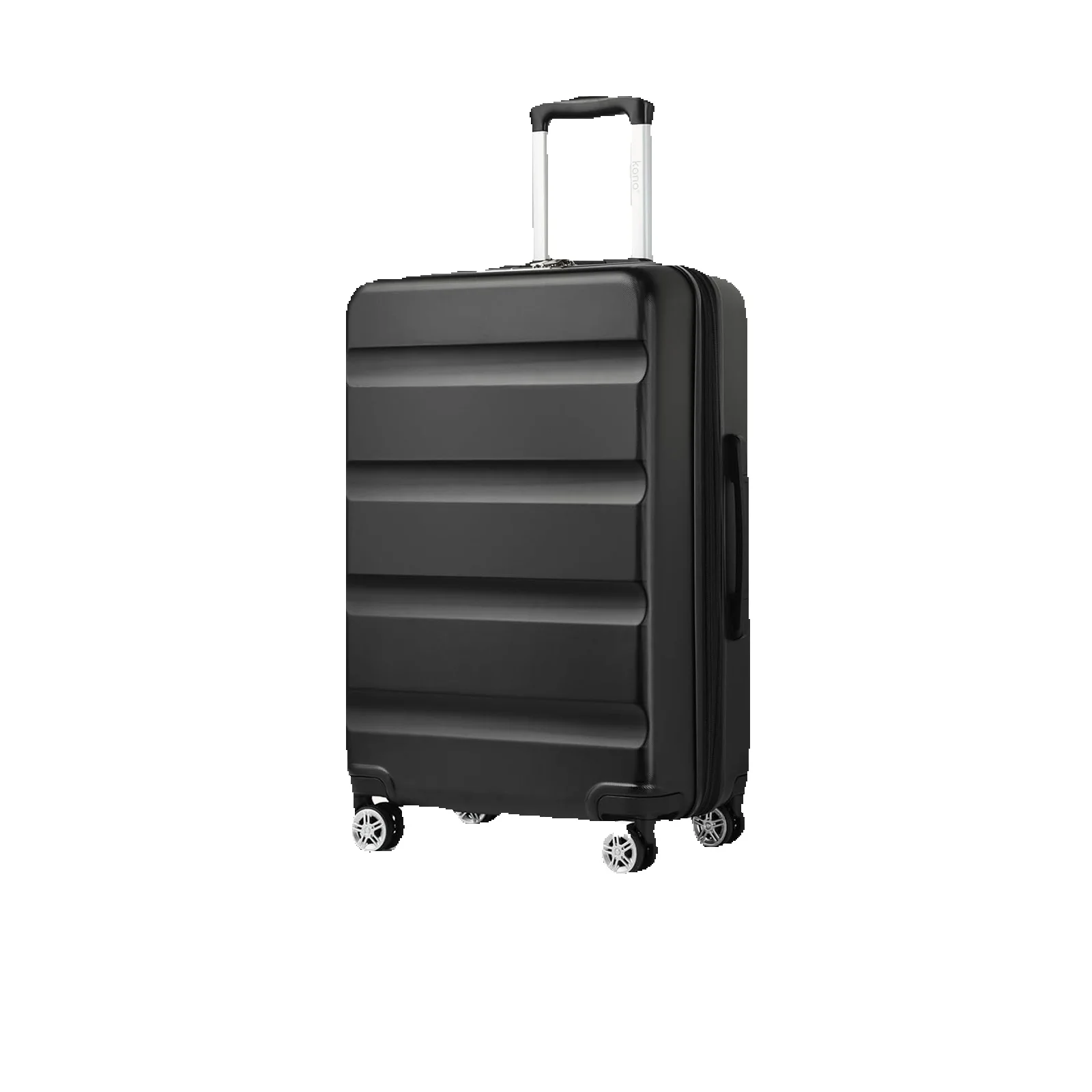KONO Hartschale Reisekoffer Erweiterbar mit TSA Schloss | Erhältlich in 19/24/28 Zoll, Für Fernreisen und Familienurlaub, Robuste und Leichte ABS+PC, Leisen Doppelrollen, Trolley mit großem Stauraum