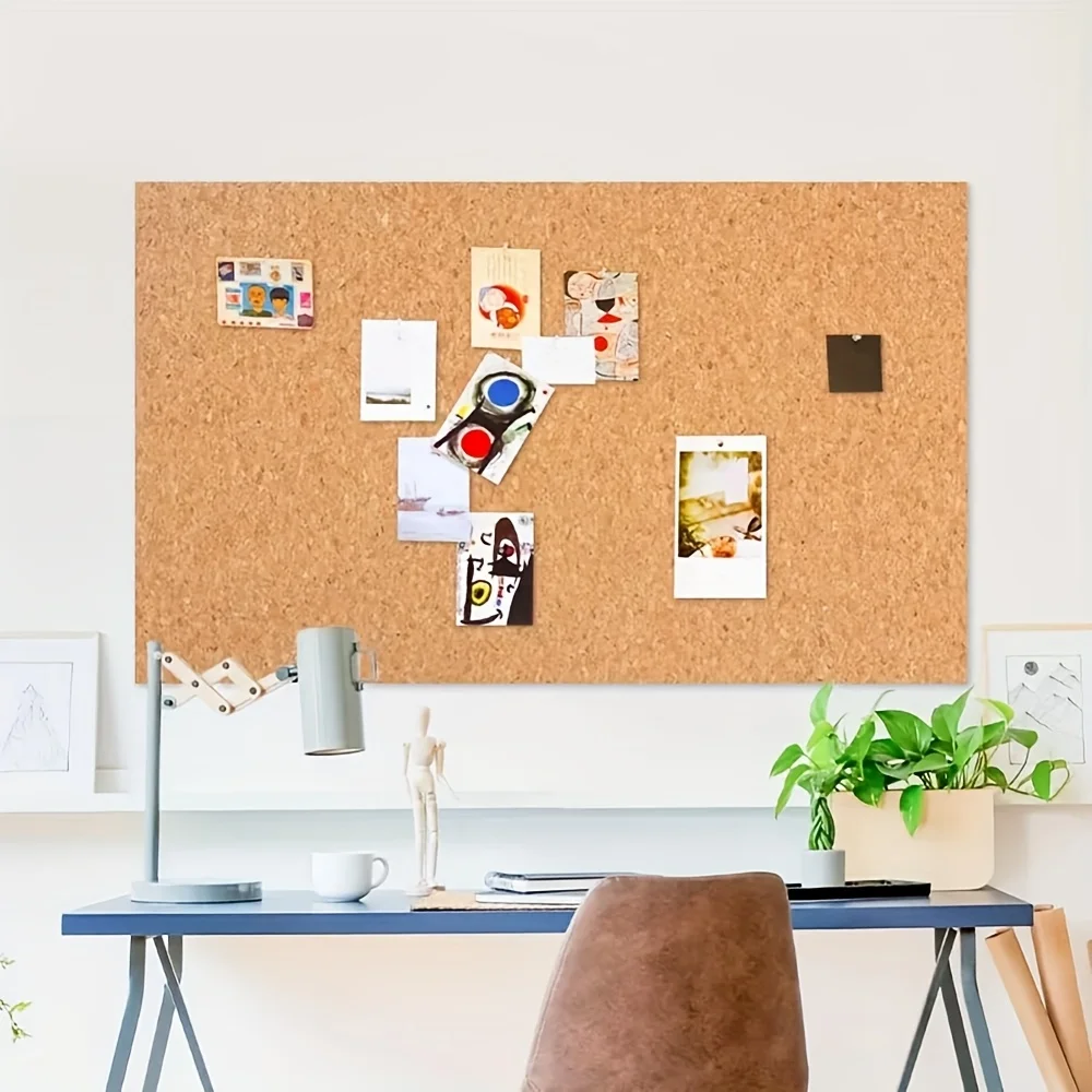 

1pc Self-Adhesive Softwood Rolls Cork Roll Thick Backed Cork Boards Mat For Wall Furnitures Decor Home Accessories