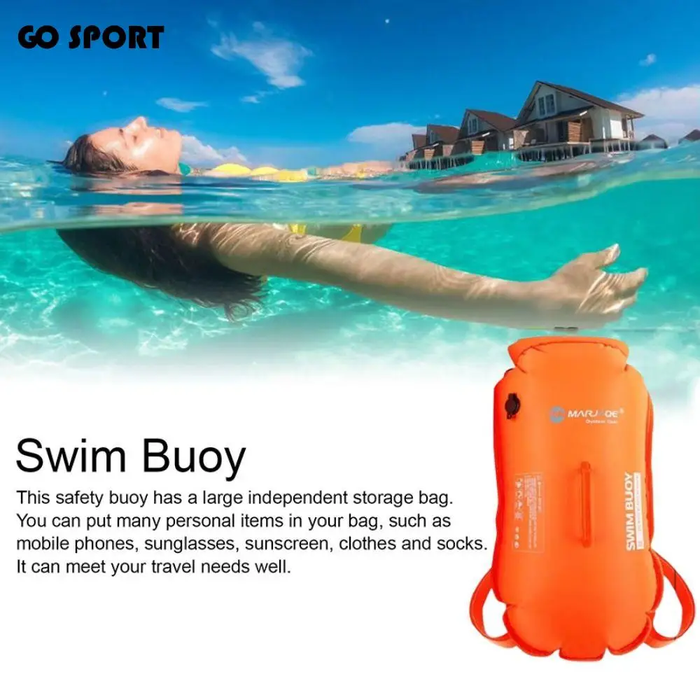 

Rafting Drift Buoy Buoyancy Bag Float Thickened Backpack Swimming Bag with Belt Portable Swimming Buoy Bag Fishing