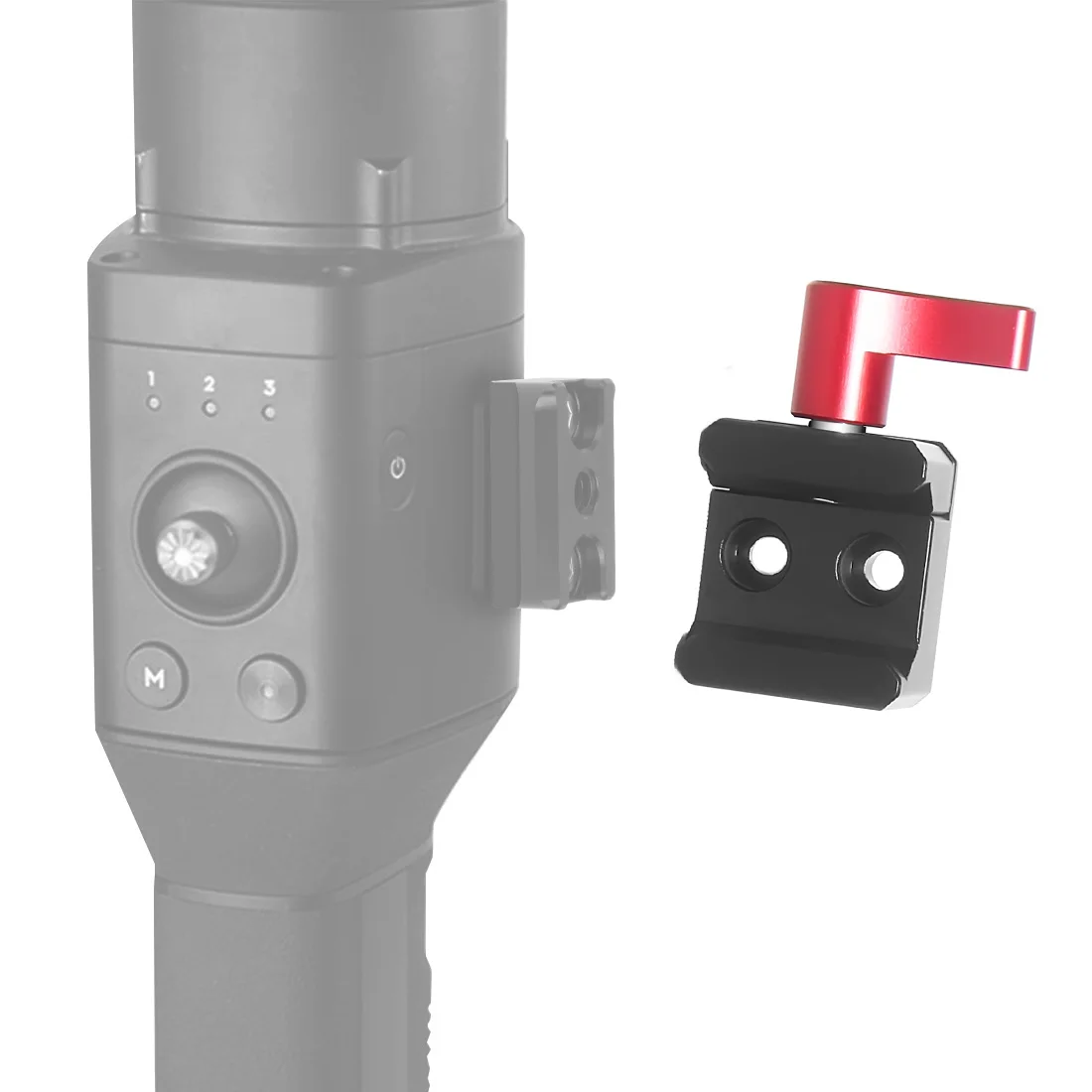 Schnellverschluss-NATO-Schienenklemme, 1/4 Zoll, 3/8 Zoll, Montagelöcher für Kaltschuh-Monitor, Unterstützung für DSLR-Kamerakäfig, Rig-Verlängerung, magischer Arm – Detail 6