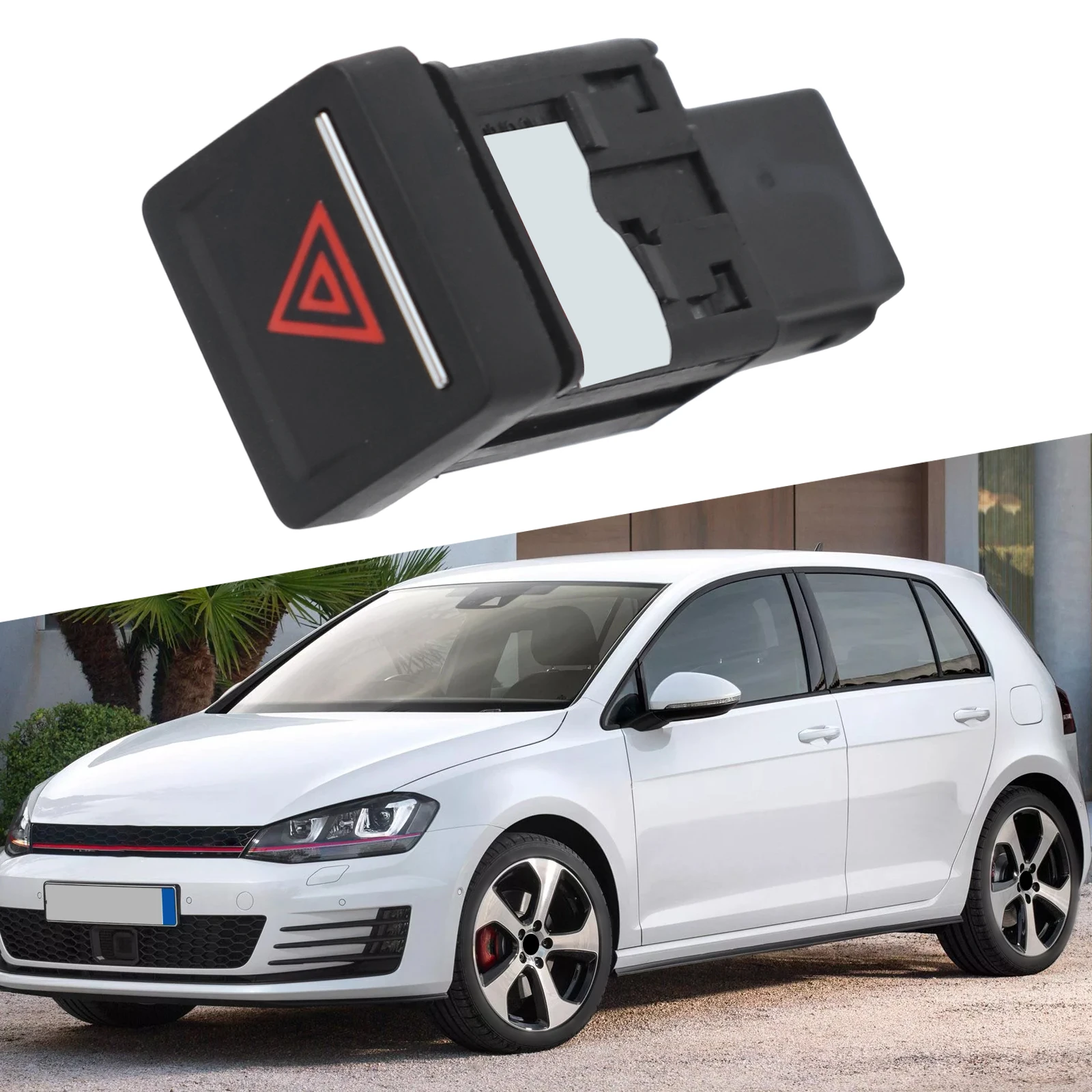 For Golf 7 MK7 Center Console For Flash Hazard Switch For 2013 2014 2015 2016 2017 Hazard Lamp Activation 5GG953509