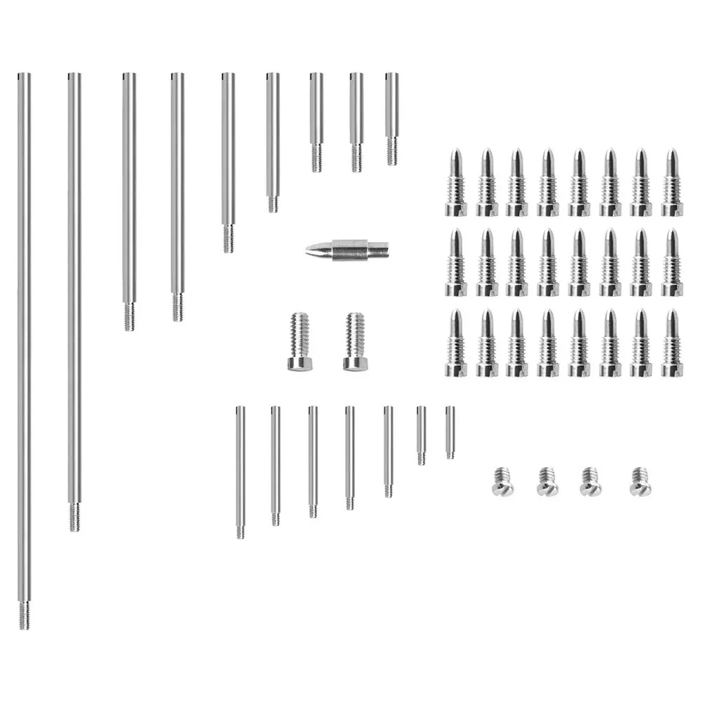 

1Set Saxophone Repair Parts Set Alto Sax Replacement Threaded Shaft Rods Screws Tapered Shaft Peg Saxophone Maintenance Kit