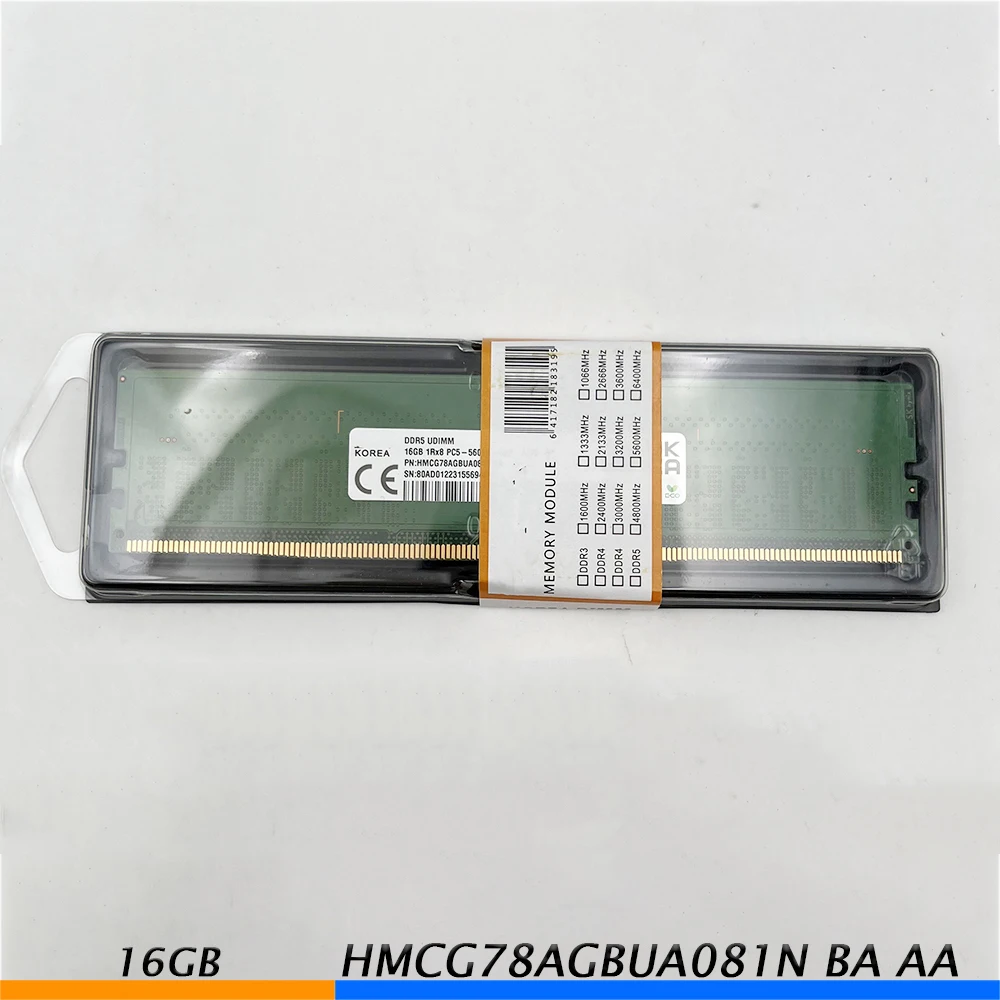 1 PCS Brand New For SK Hynix 16GB HMCG78AGBUA081N BA AA 16G DDR5 UDIMM 5600 235A High-Quality Desktop Memory