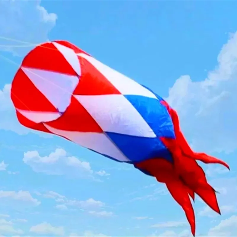 Envío Gratis, pipa de diamante azul de 3m, pipa grande y suave volando para adultos, pipa de nailon, camiseta giratoria con cuerda, pipa grande gigante