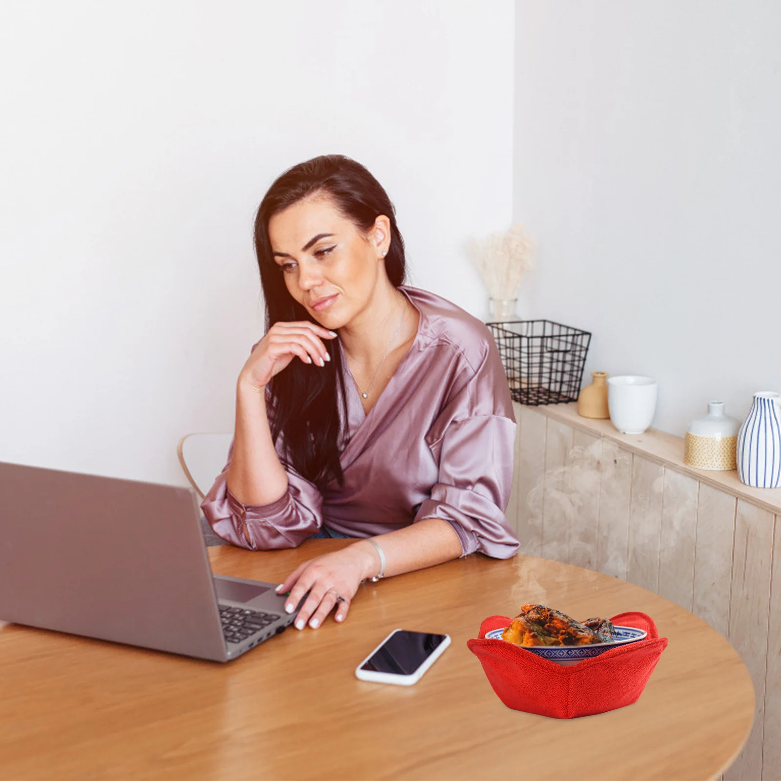 

4Pcs Heat Resistant Bowl Mats Cloth Kitchen Pot Mats Anti-Scald Non-Slip Cushion Practical Tableware Mat Kitchen