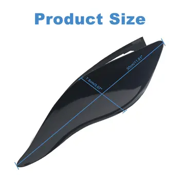 1對蝙蝠翼整流罩側翼導流板或適用於2014-2019年哈雷戴維森Electra Street Glide摩托車的擋風玻璃導流板 8 最佳銷售 蝙蝠翼哈雷戴維森 - №6
