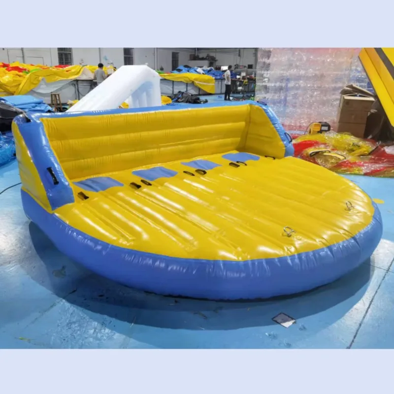 Custom Water Towable Game Inflatable Flying Mat,inflatable Ski Boat Flying On Water