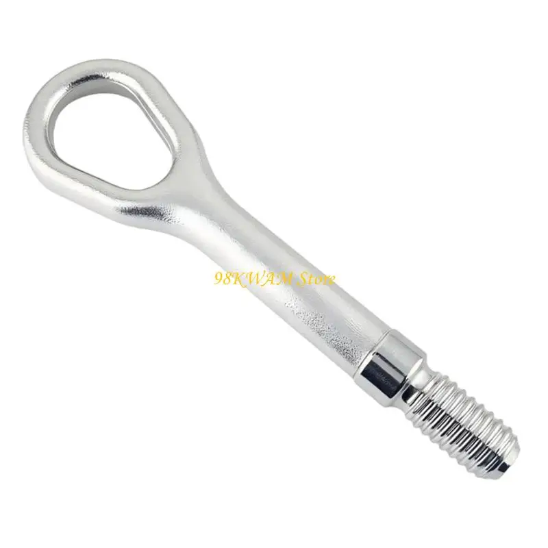 Metal Tow Hook with Towing Eye Loop for Vehicle Tow Point Use 68UF