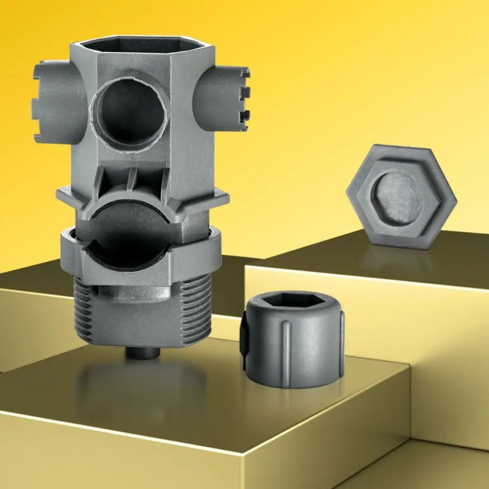 Plastic Multifunctional Wrench Valve Core Disass Tap Aerator Removal Faucet Wrench Tap Water Leakage 16 in 1